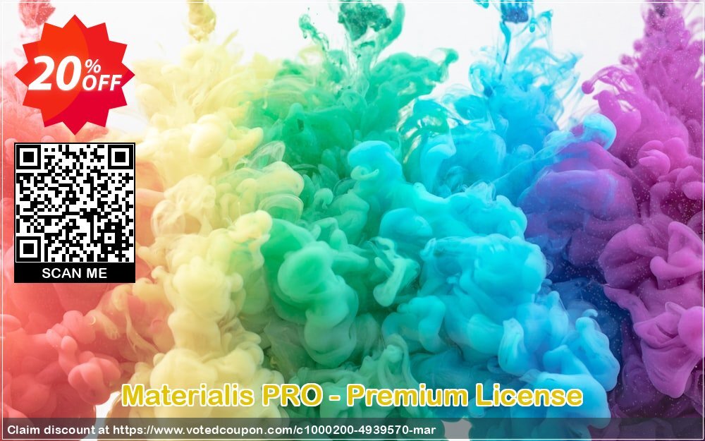 Materialis PRO - Premium Plan Coupon, discount Materialis PRO - Premium License Formidable sales code 2024. Promotion: stunning offer code of Materialis PRO - Premium License 2024