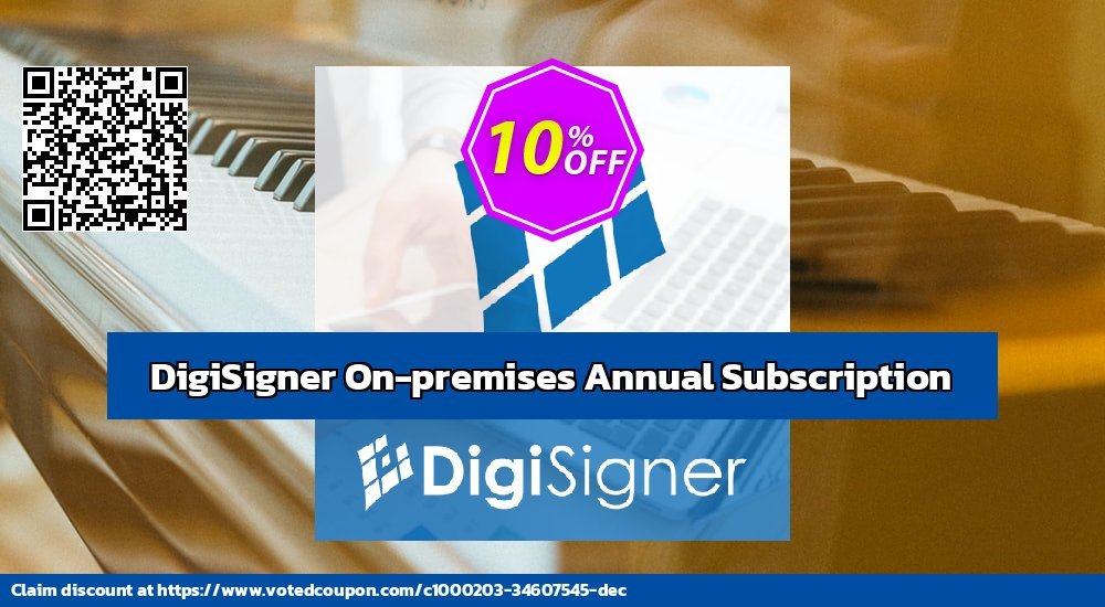 DigiSigner On-premises Annual Subscription Coupon Code May 2024, 10% OFF - VotedCoupon