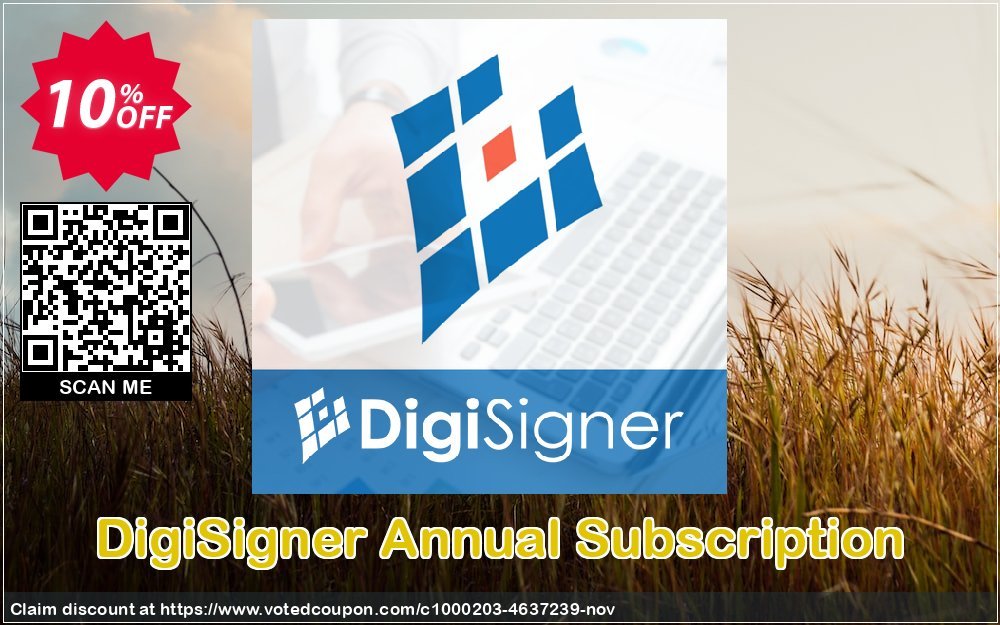 DigiSigner Annual Subscription Coupon, discount DigiSigner Annual Subscription impressive deals code 2023. Promotion: impressive deals code of DigiSigner Annual Subscription 2023