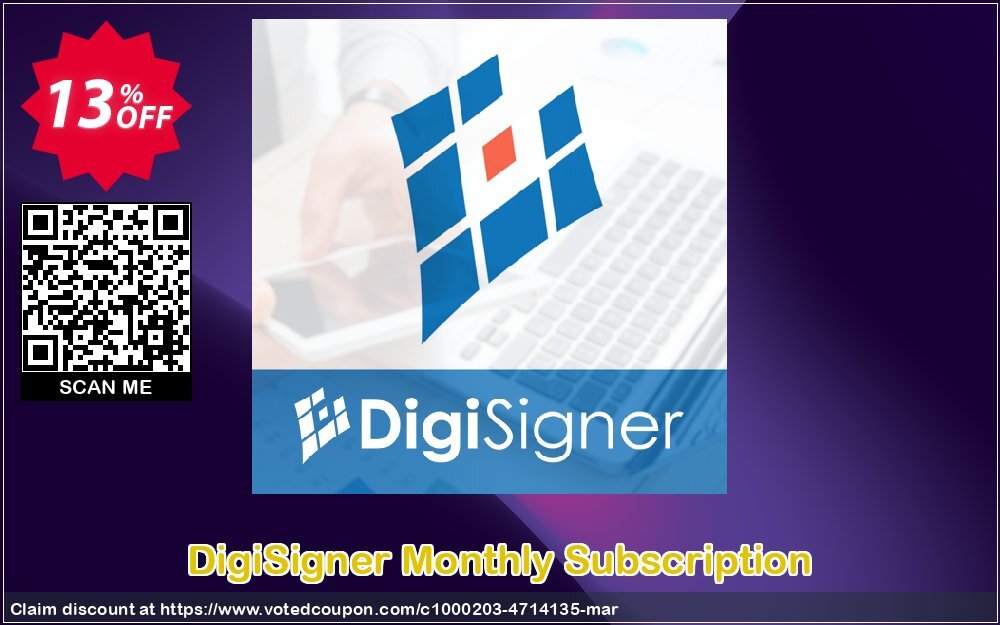 DigiSigner Monthly Subscription Coupon Code Apr 2024, 13% OFF - VotedCoupon