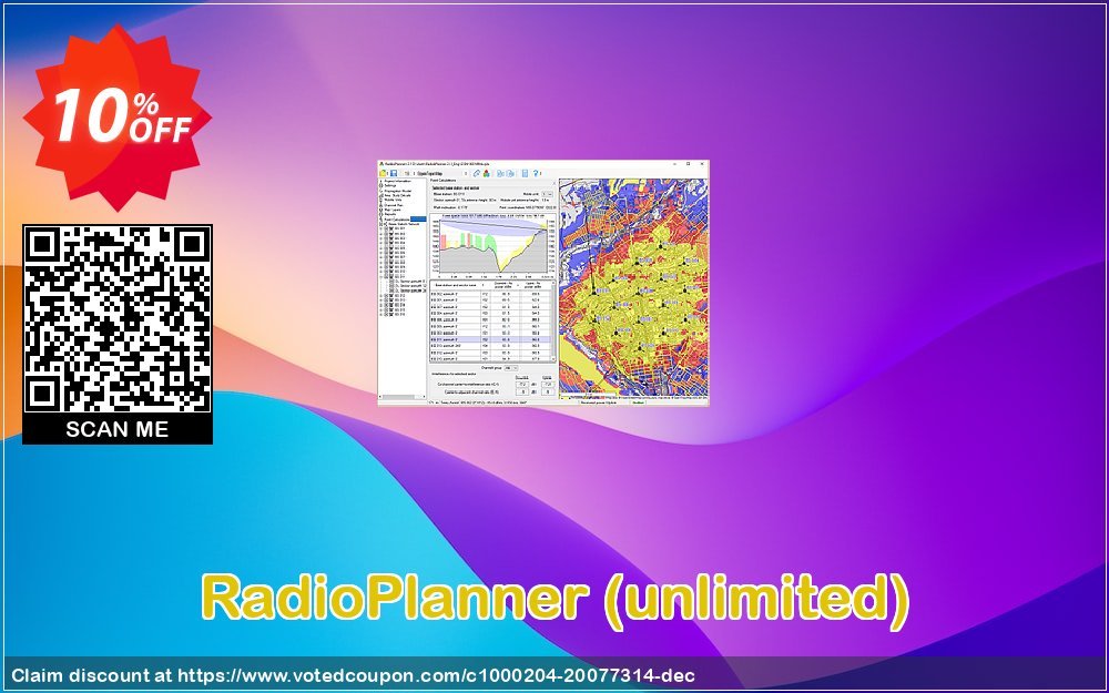 RadioPlanner, unlimited  Coupon, discount RadioPlanner Single User license – unlimited special deals code 2023. Promotion: special deals code of RadioPlanner Single User license – unlimited 2023