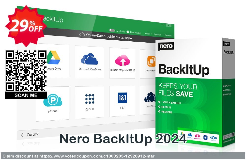 Nero BackItUp 2024 Coupon Code Apr 2024, 29% OFF - VotedCoupon