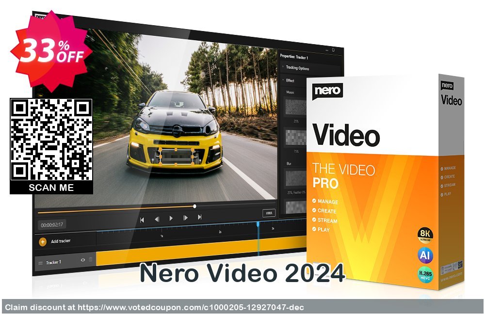 Nero Video 2023 Coupon, discount 33% OFF Nero Video 2020, verified. Promotion: Staggering deals code of Nero Video 2020, tested & approved
