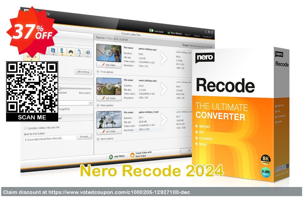Nero Recode 2024 Coupon Code Dec 2023, 37% OFF - VotedCoupon