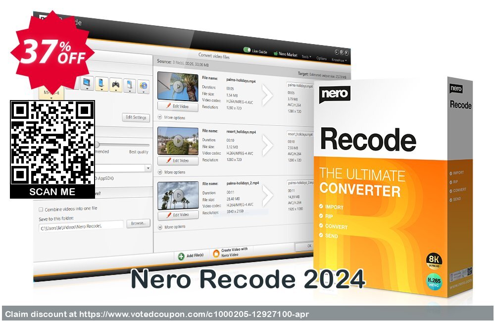 Nero Recode 2024 Coupon Code May 2024, 37% OFF - VotedCoupon