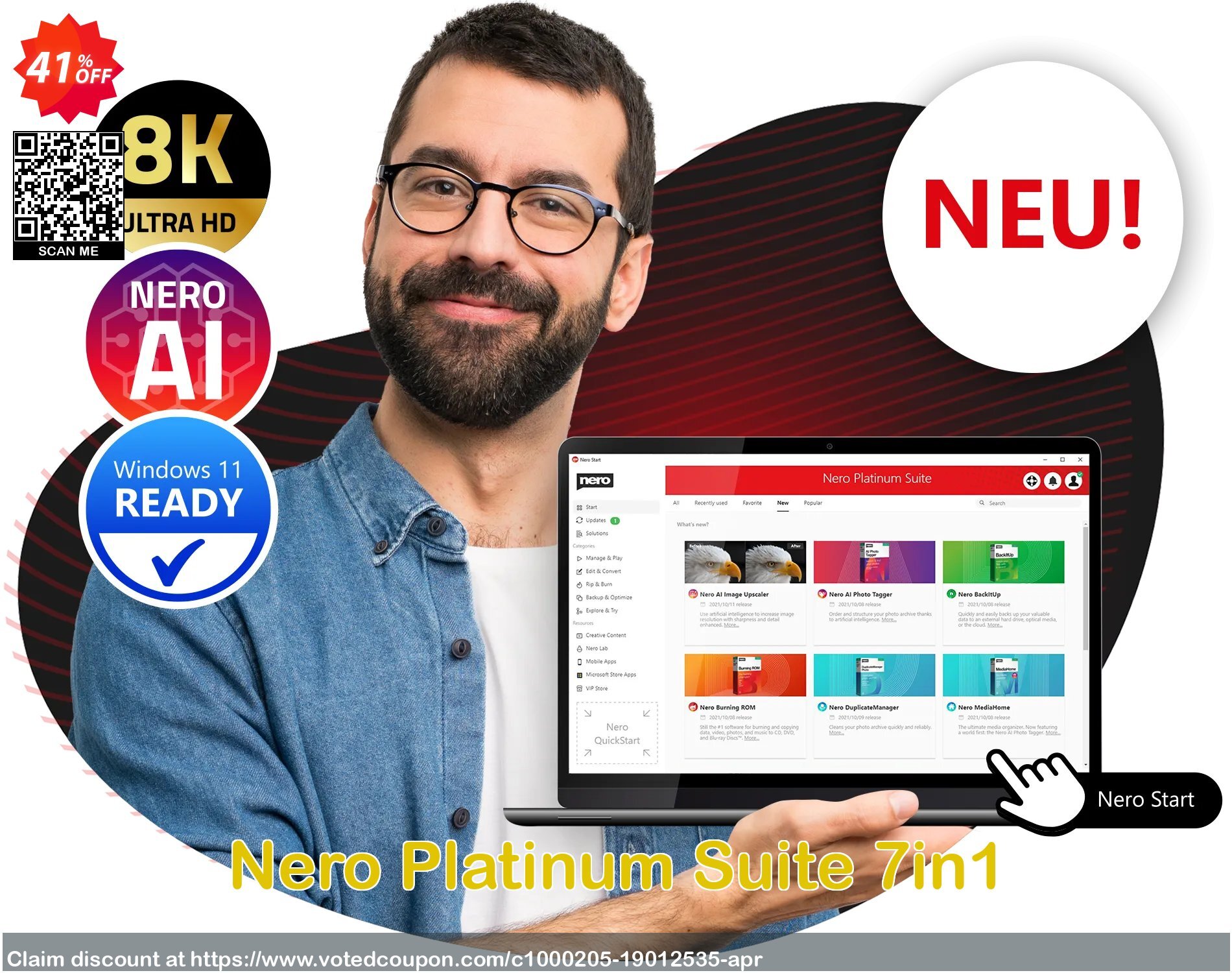 Nero Platinum Suite 7in1 Coupon Code May 2024, 41% OFF - VotedCoupon