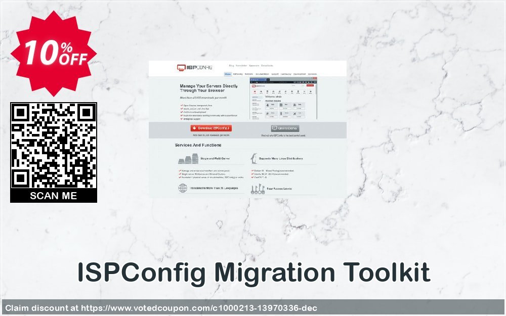 ISPConfig Migration Toolkit Coupon, discount ISPConfig Migration Toolkit staggering promotions code 2023. Promotion: staggering promotions code of ISPConfig Migration Toolkit 2023