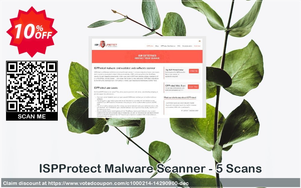 ISPProtect Malware Scanner - 5 Scans Coupon, discount ISPProtect Malware Scanner - 5 Scans amazing promo code 2023. Promotion: amazing promo code of ISPProtect Malware Scanner - 5 Scans 2023