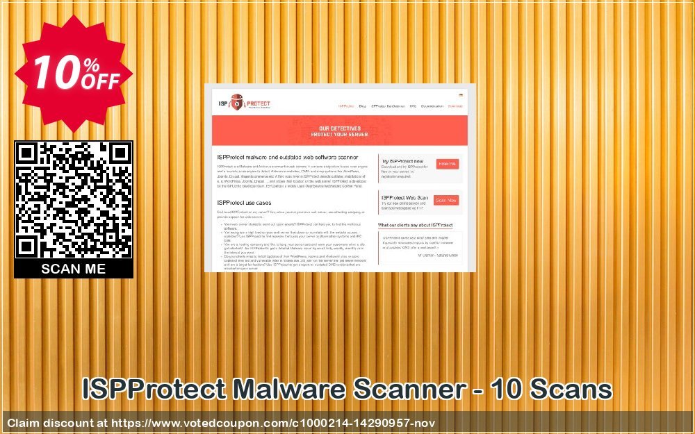 ISPProtect Malware Scanner - 10 Scans Coupon, discount ISPProtect Malware Scanner - 10 Scans staggering discounts code 2023. Promotion: staggering discounts code of ISPProtect Malware Scanner - 10 Scans 2023