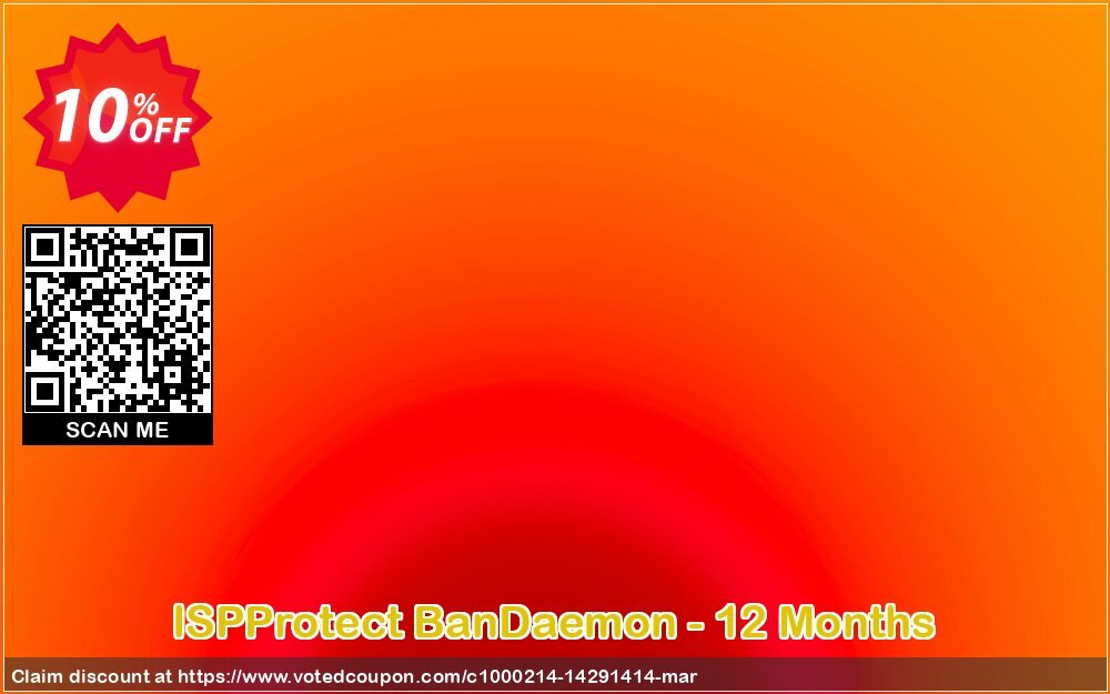 ISPProtect BanDaemon - 12 Months Coupon, discount ISPProtect BanDaemon - 12 Months wonderful sales code 2024. Promotion: wonderful sales code of ISPProtect BanDaemon - 12 Months 2024