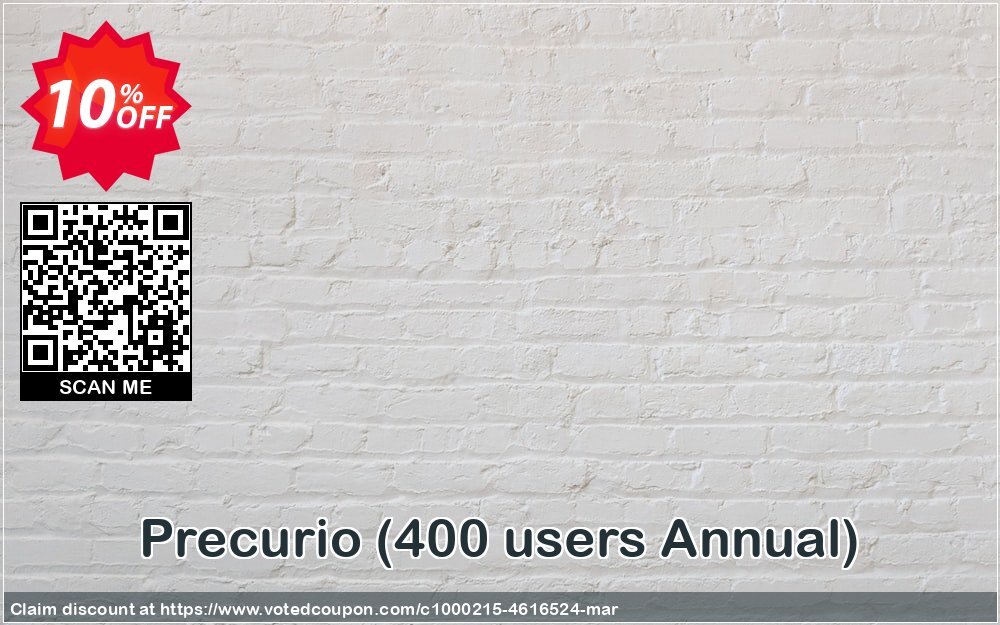 Precurio, 400 users Annual  Coupon Code May 2024, 10% OFF - VotedCoupon