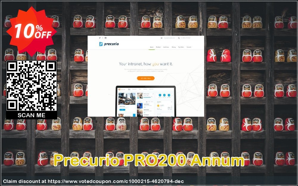 Precurio PRO200 Annum Coupon, discount Precurio v4 (200 users | Annual) formidable sales code 2023. Promotion: formidable sales code of Precurio v4 (200 users | Annual) 2023