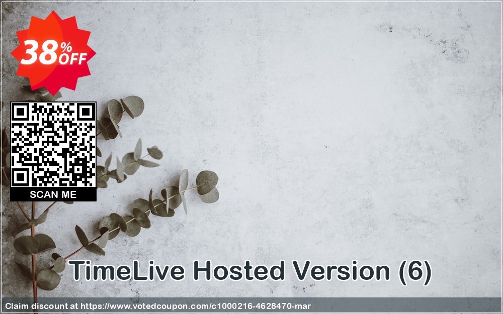 TimeLive Hosted Version, 6  voted-on promotion codes