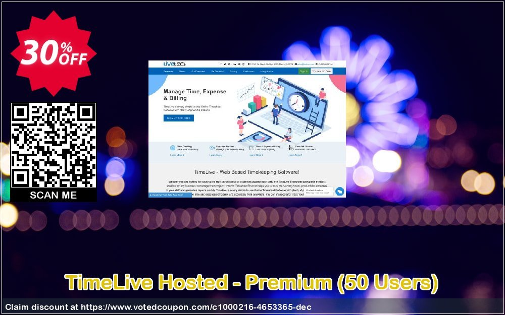 TimeLive Hosted - Premium, 50 Users  Coupon, discount TimeLive Hosted - Premium (50 Users) excellent sales code 2023. Promotion: excellent sales code of TimeLive Hosted - Premium (50 Users) 2023