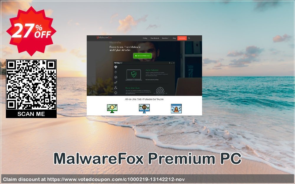 MalwareFox Premium PC Coupon, discount March Madness. Promotion: best discount code of MalwareFox Premium (Windows) - 1 Year Subscription 2023