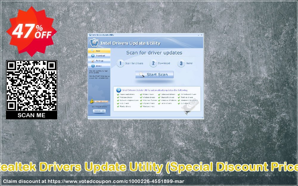 Realtek Drivers Update Utility, Special Discount Price  Coupon, discount Realtek Drivers Update Utility (Special Discount Price) hottest discounts code 2024. Promotion: hottest discounts code of Realtek Drivers Update Utility (Special Discount Price) 2024