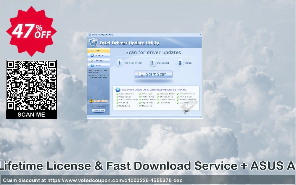 ASUS Drivers Update Utility + Lifetime Plan & Fast Download Service + ASUS Access Point, Bundle - $70 OFF  Coupon, discount ASUS Drivers Update Utility + Lifetime License & Fast Download Service + ASUS Access Point (Bundle - $70 OFF) stunning discounts code 2024. Promotion: stunning discounts code of ASUS Drivers Update Utility + Lifetime License & Fast Download Service + ASUS Access Point (Bundle - $70 OFF) 2024