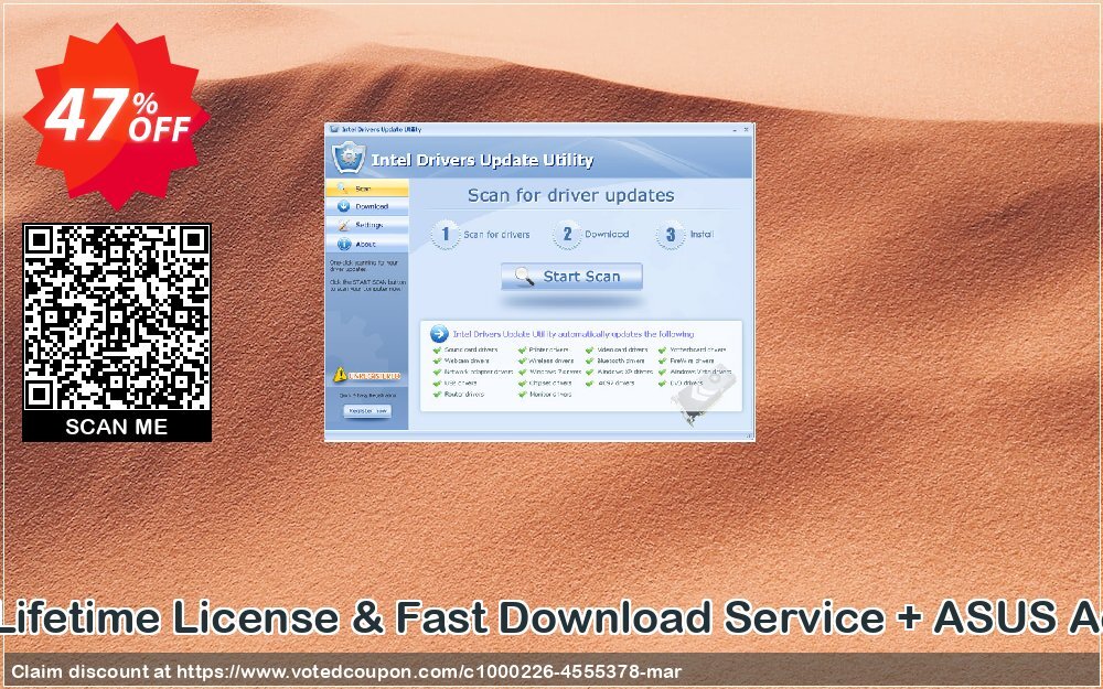 ASUS Drivers Update Utility + Lifetime Plan & Fast Download Service + ASUS Access Point, Bundle - $70 OFF  Coupon, discount ASUS Drivers Update Utility + Lifetime License & Fast Download Service + ASUS Access Point (Bundle - $70 OFF) stunning discounts code 2024. Promotion: stunning discounts code of ASUS Drivers Update Utility + Lifetime License & Fast Download Service + ASUS Access Point (Bundle - $70 OFF) 2024