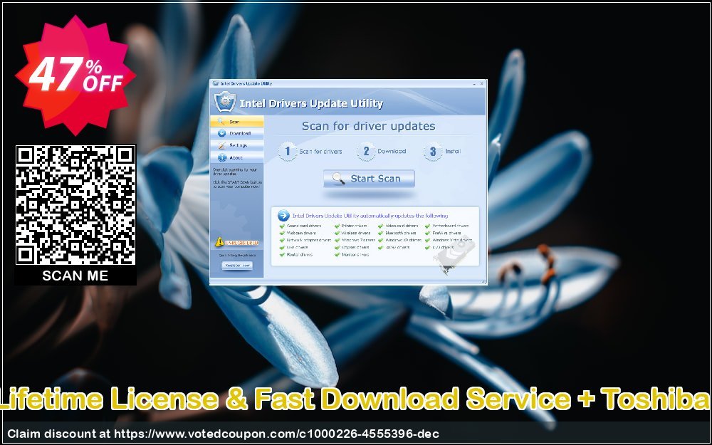 Toshiba Drivers Update Utility + Lifetime Plan & Fast Download Service + Toshiba Access Point, Bundle - $70 OFF  Coupon, discount Toshiba Drivers Update Utility + Lifetime License & Fast Download Service + Toshiba Access Point (Bundle - $70 OFF) special offer code 2024. Promotion: special offer code of Toshiba Drivers Update Utility + Lifetime License & Fast Download Service + Toshiba Access Point (Bundle - $70 OFF) 2024