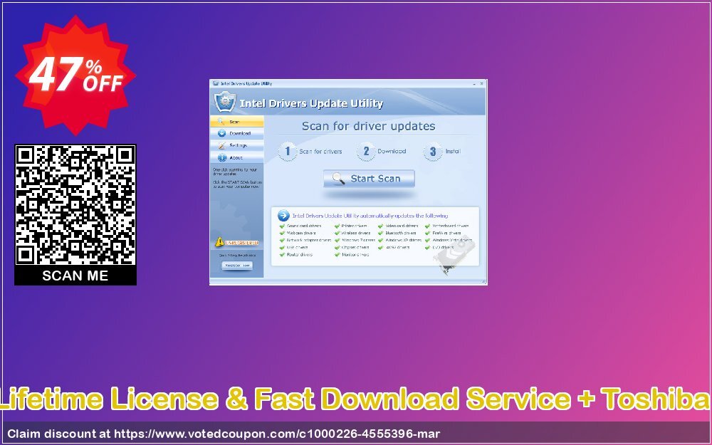 Toshiba Drivers Update Utility + Lifetime Plan & Fast Download Service + Toshiba Access Point, Bundle - $70 OFF  Coupon Code May 2024, 47% OFF - VotedCoupon