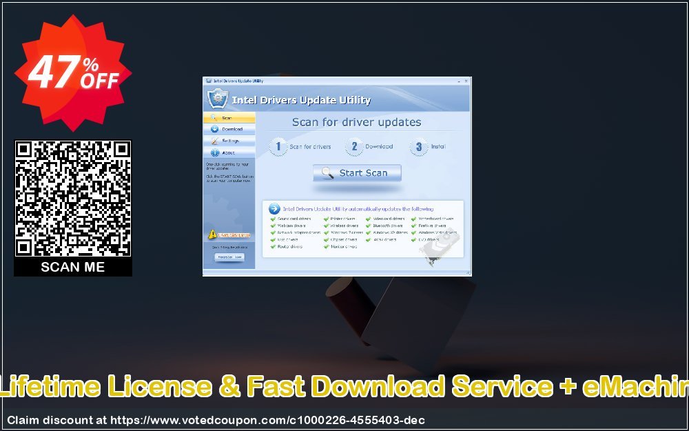 eMAChines Drivers Update Utility + Lifetime Plan & Fast Download Service + eMAChines Access Point, Bundle - $70 OFF  Coupon, discount eMachines Drivers Update Utility + Lifetime License & Fast Download Service + eMachines Access Point (Bundle - $70 OFF) imposing offer code 2023. Promotion: imposing offer code of eMachines Drivers Update Utility + Lifetime License & Fast Download Service + eMachines Access Point (Bundle - $70 OFF) 2023