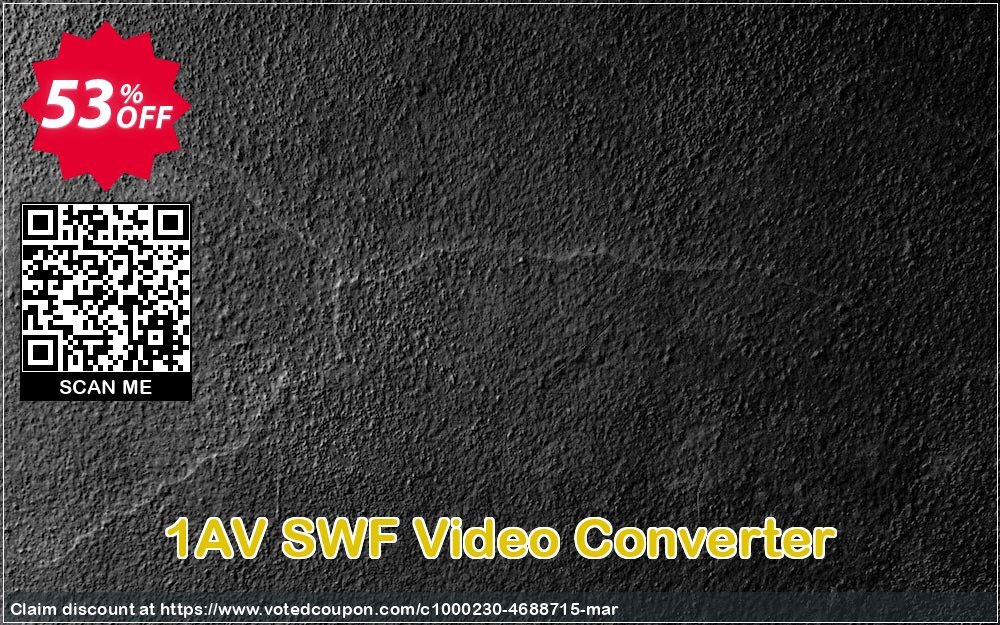 1AV SWF Video Converter Coupon Code May 2024, 53% OFF - VotedCoupon