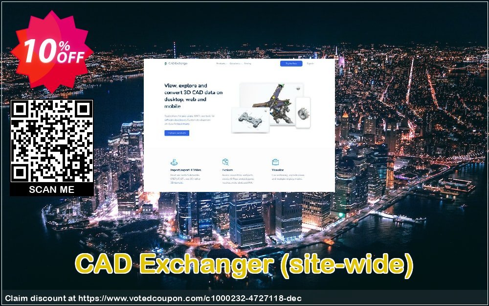CAD Exchanger, site-wide  Coupon, discount CAD Exchanger (site-wide) amazing sales code 2023. Promotion: amazing sales code of CAD Exchanger (site-wide) 2023