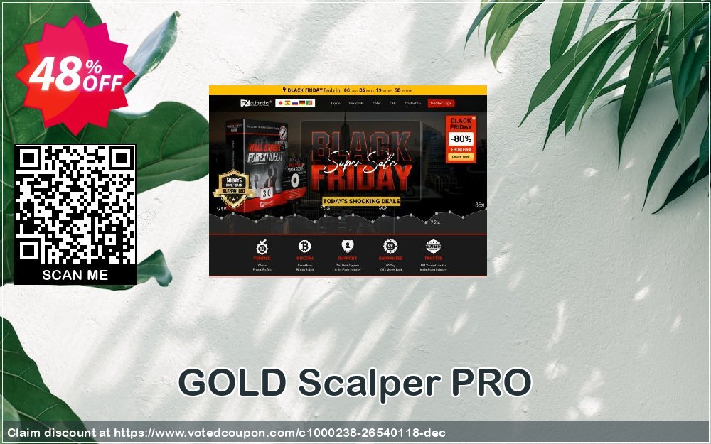 GOLD Scalper PRO Coupon, discount GOLD Scalper PRO Awful promo code 2023. Promotion: Awful promo code of GOLD Scalper PRO 2023