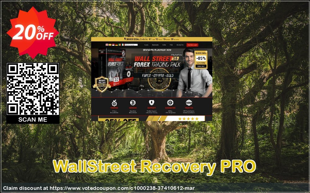 WallStreet Recovery PRO Coupon, discount WallStreet Recovery PRO Excellent offer code 2024. Promotion: Excellent offer code of WallStreet Recovery PRO 2024