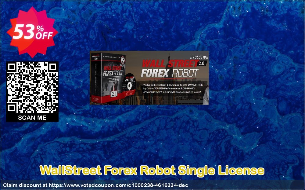 WallStreet Forex Robot Single Plan Coupon, discount WallStreet Forex Robot Single License fearsome discounts code 2023. Promotion: fearsome discounts code of WallStreet Forex Robot Single License 2023