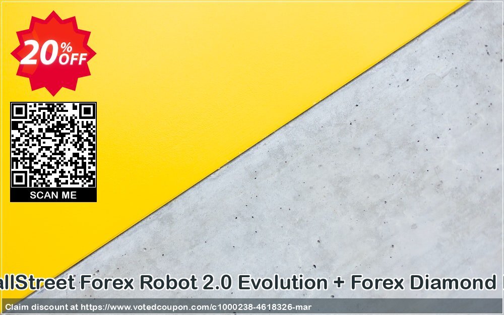 WallStreet Forex Robot 2.0 Evolution + Forex Diamond EA Coupon, discount WallStreet Forex Robot 2.0 Evolution + Forex Diamond EA awesome offer code 2024. Promotion: awesome offer code of WallStreet Forex Robot 2.0 Evolution + Forex Diamond EA 2024