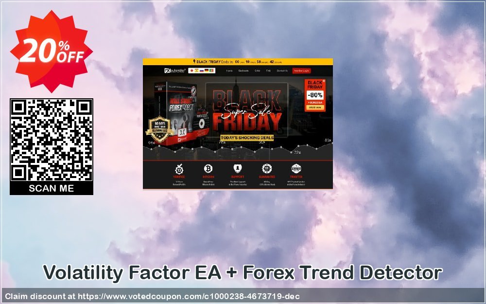 Volatility Factor EA + Forex Trend Detector Coupon, discount Volatility Factor EA + Forex Trend Detector fearsome promo code 2023. Promotion: fearsome promo code of Volatility Factor EA + Forex Trend Detector 2023