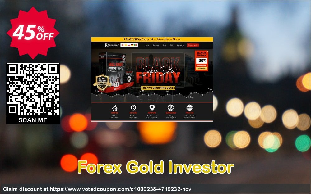 Forex Gold Investor Coupon, discount Forex Gold Investor imposing discount code 2023. Promotion: imposing discount code of Forex Gold Investor 2023