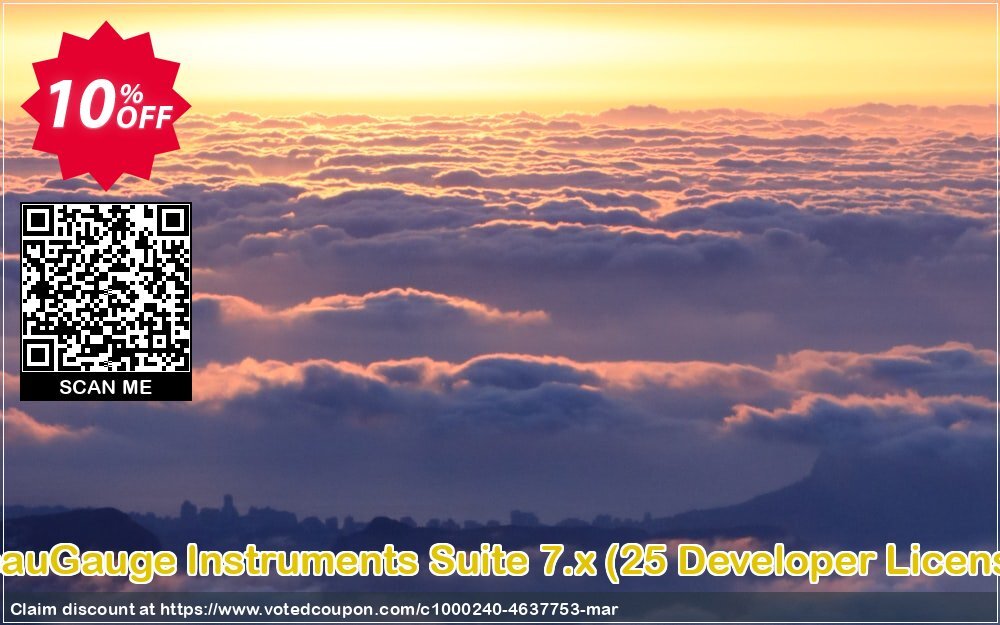 BeauGauge Instruments Suite 7.x, 25 Developer Plan  Coupon, discount BeauGauge Instruments Suite 7.x (25 Developer License) awful promo code 2024. Promotion: awful promo code of BeauGauge Instruments Suite 7.x (25 Developer License) 2024