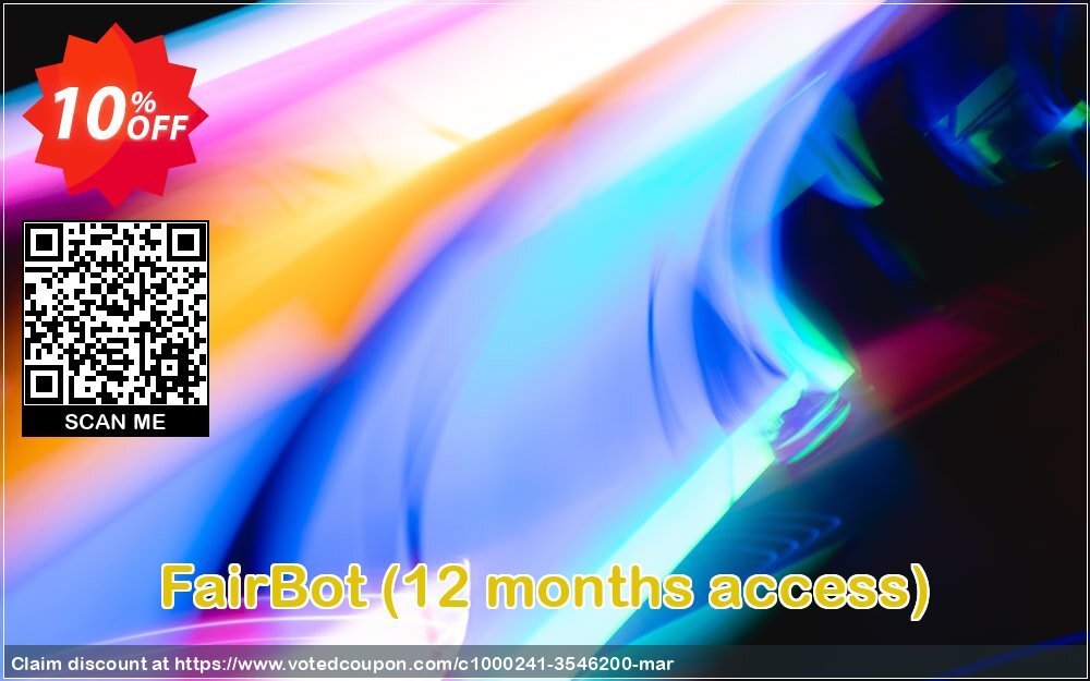 FairBot, 12 months access  Coupon, discount FairBot (12 months access) big discount code 2024. Promotion: big discount code of FairBot (12 months access) 2024