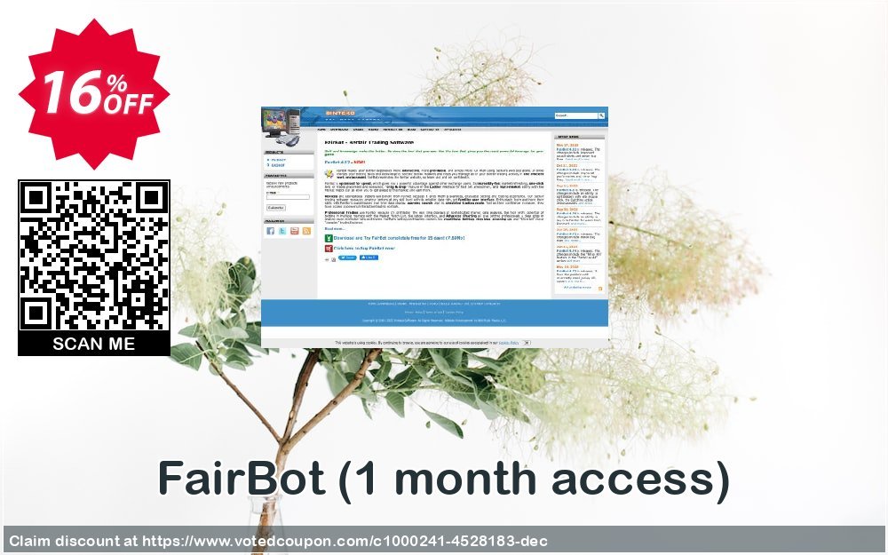 FairBot, Monthly access  Coupon, discount FairBot (1 month access) super discounts code 2024. Promotion: super discounts code of FairBot (1 month access) 2024