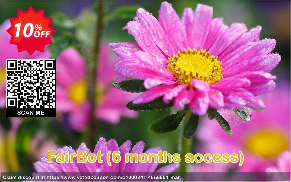 FairBot, 6 months access  Coupon, discount FairBot (6 months access) exclusive discounts code 2024. Promotion: exclusive discounts code of FairBot (6 months access) 2024