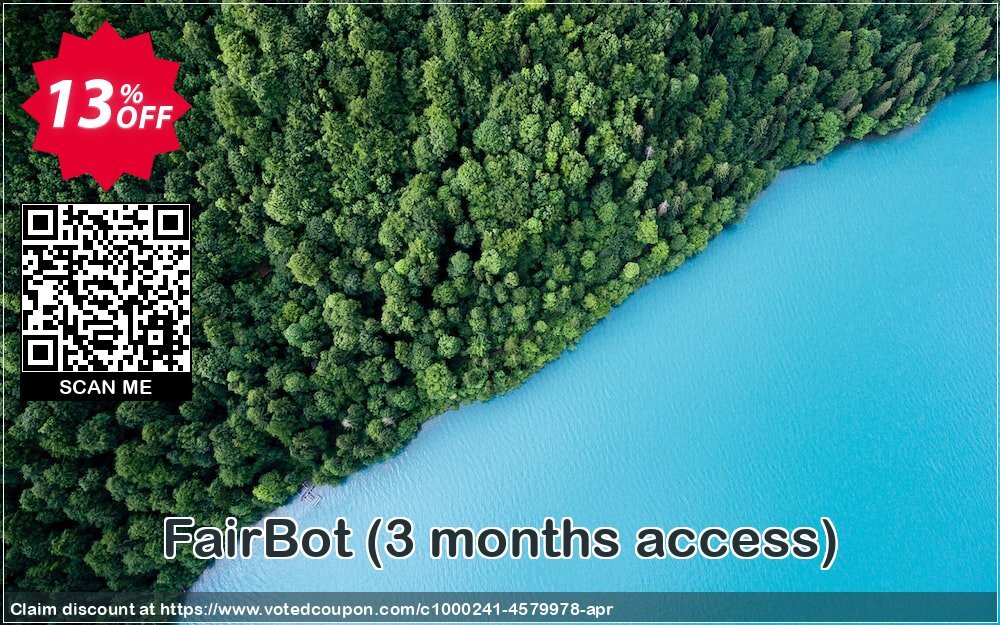 FairBot, 3 months access Coupon, discount FairBot (3 months access) amazing sales code 2025. Promotion: amazing sales code of FairBot (3 months access) 2024