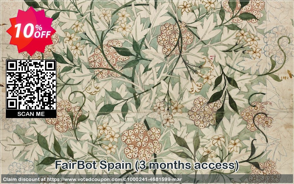 FairBot Spain, 3 months access  Coupon Code Apr 2024, 10% OFF - VotedCoupon