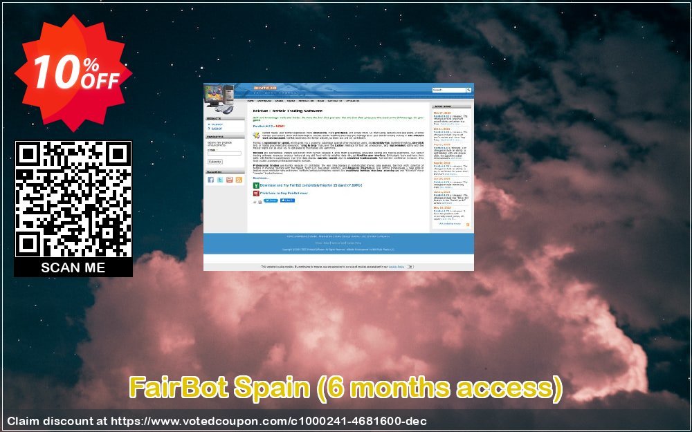 FairBot Spain, 6 months access  Coupon, discount FairBot Spain (6 months access) wonderful discount code 2024. Promotion: wonderful discount code of FairBot Spain (6 months access) 2024