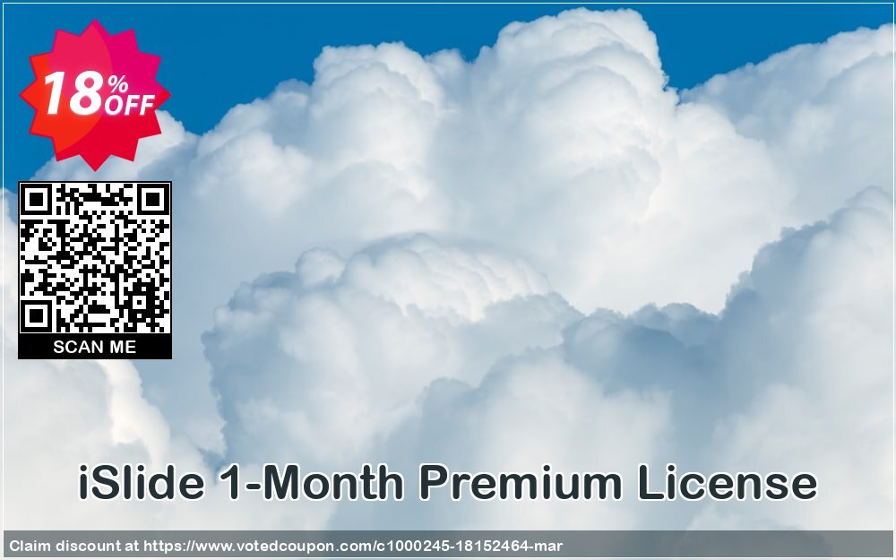 iSlide 1-Month Premium Plan Coupon, discount iSlide 1-Month Premium License  big discounts code 2024. Promotion: big discounts code of iSlide 1-Month Premium License  2024