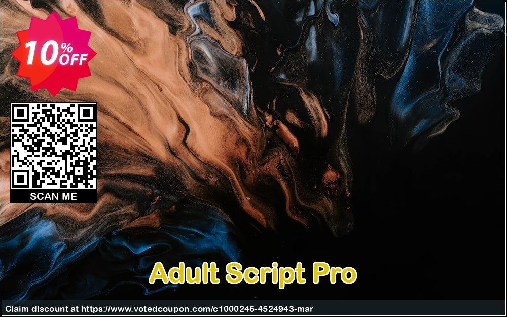 Adult Script Pro Coupon, discount Adult Script Pro special sales code 2024. Promotion: special sales code of Adult Script Pro 2024