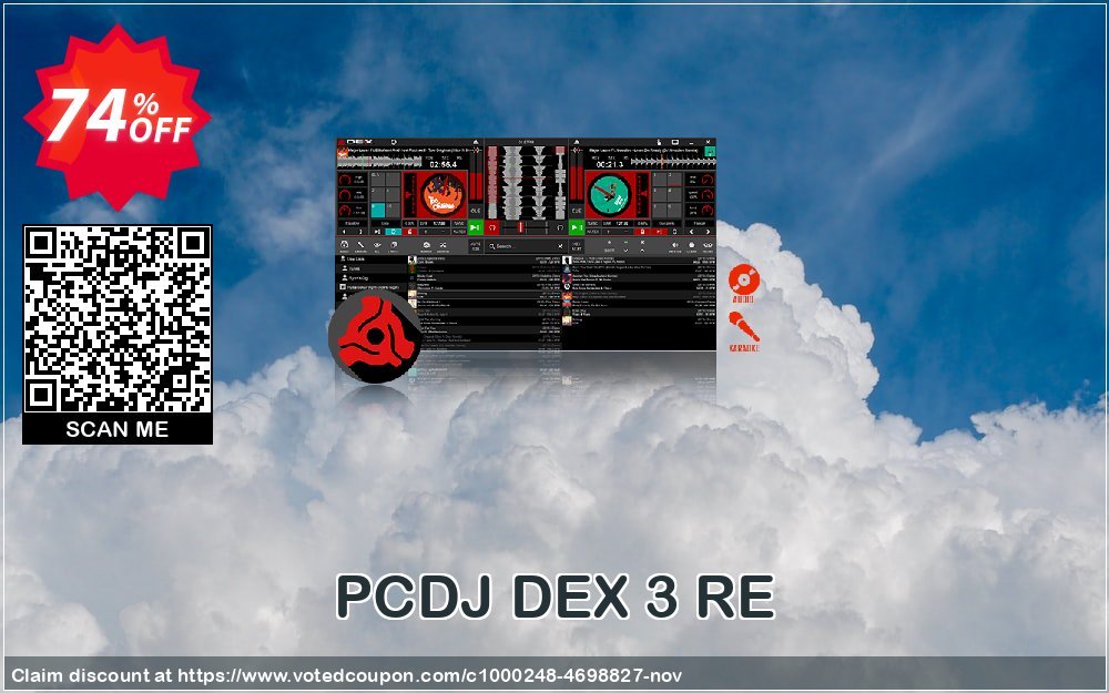 PCDJ DEX 3 RE Coupon, discount GET RED-Y | Save $50 on DEX 3 RE. Promotion: amazing promo code of PCDJ DEX 3 RE (DJ Software for Win & MAC - Product Activation For 3 Machines) 2023