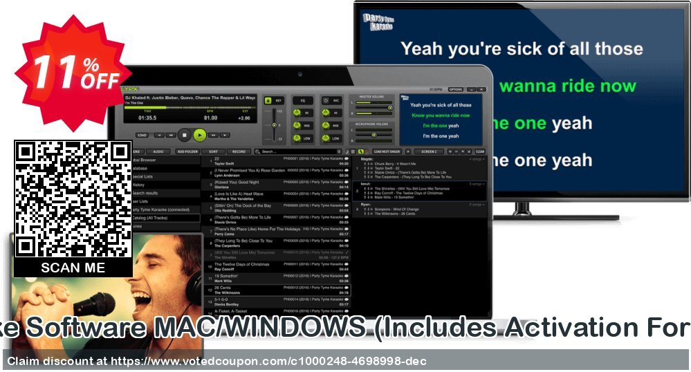 LYRX Karaoke Software MAC/WINDOWS, Includes Activation For 3 MAChines  Coupon, discount Stay Home, Stay Calm, and Mix Music. Promotion: marvelous sales code of LYRX Karaoke Software MAC/WINDOWS (Includes Activation For 3 Machines) 2023