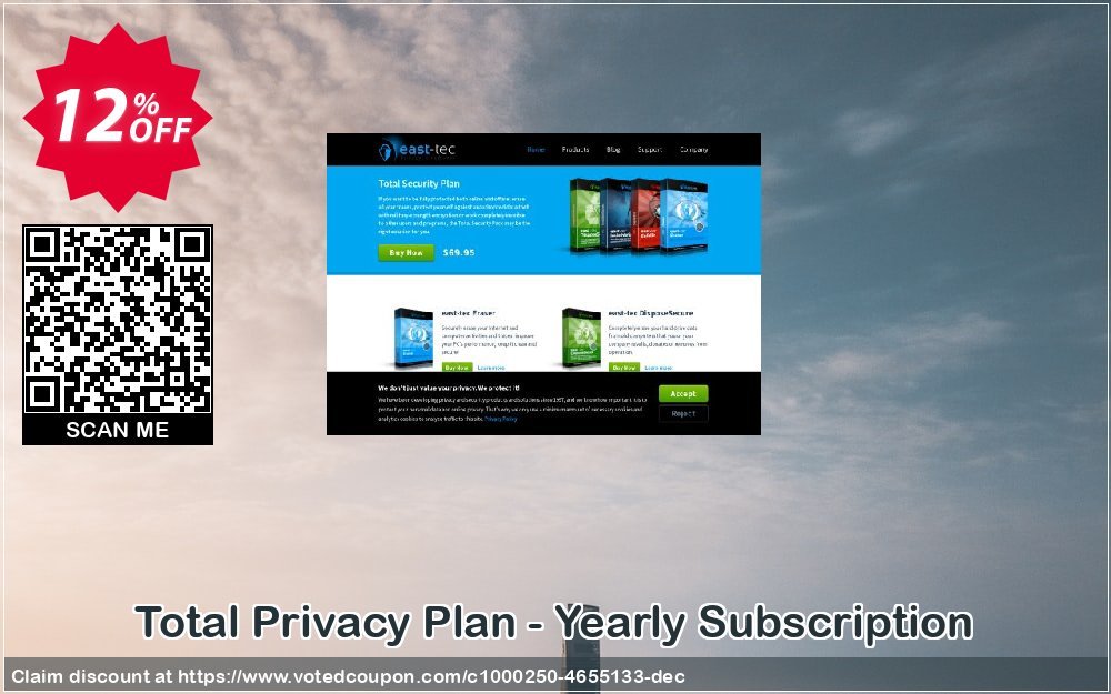 Total Privacy Plan - Yearly Subscription Coupon, discount Total Privacy Plan - Yearly Subscription formidable promo code 2023. Promotion: formidable promo code of Total Privacy Plan - Yearly Subscription 2023