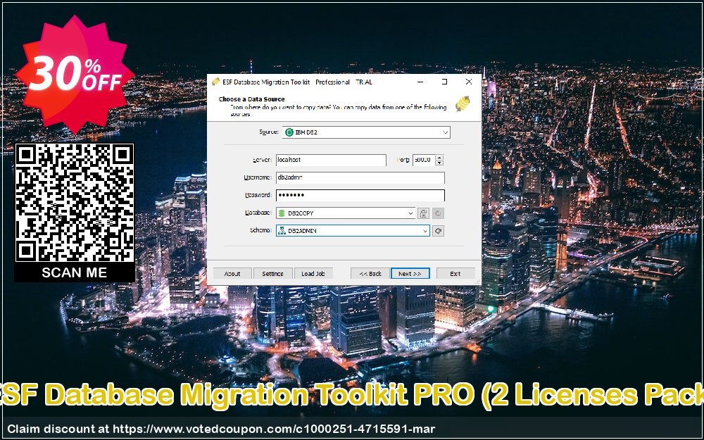 ESF Database Migration Toolkit PRO, 2 Plans Pack  Coupon, discount ESF Database Migration Toolkit - Professional Edition - 2 Licenses Pack exclusive discount code 2024. Promotion: exclusive discount code of ESF Database Migration Toolkit - Professional Edition - 2 Licenses Pack 2024