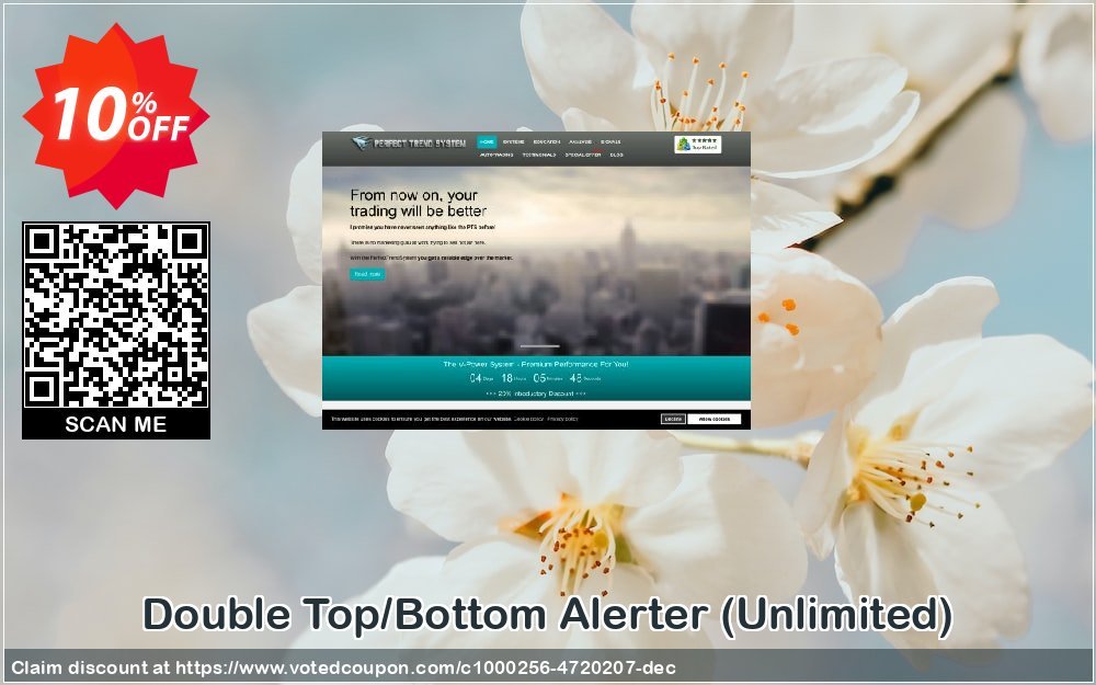 Double Top/Bottom Alerter, Unlimited  Coupon, discount Double Top/Bottom Alerter (Unlimited) awful promotions code 2023. Promotion: awful promotions code of Double Top/Bottom Alerter (Unlimited) 2023