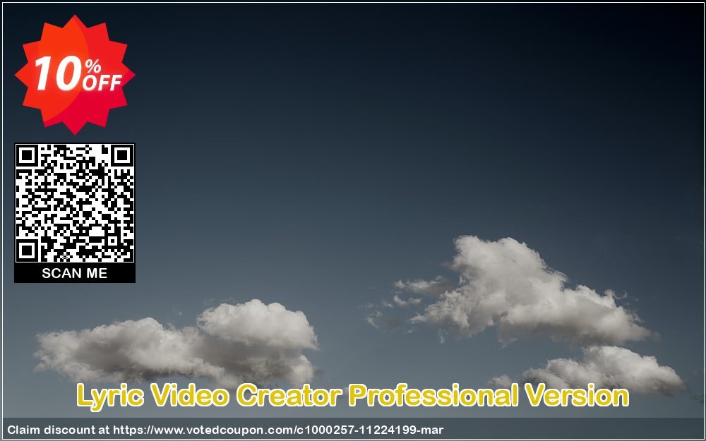 Lyric Video Creator Professional Version Coupon, discount Lyric Video Creator Professional Version hottest discount code 2024. Promotion: hottest discount code of Lyric Video Creator Professional Version 2024