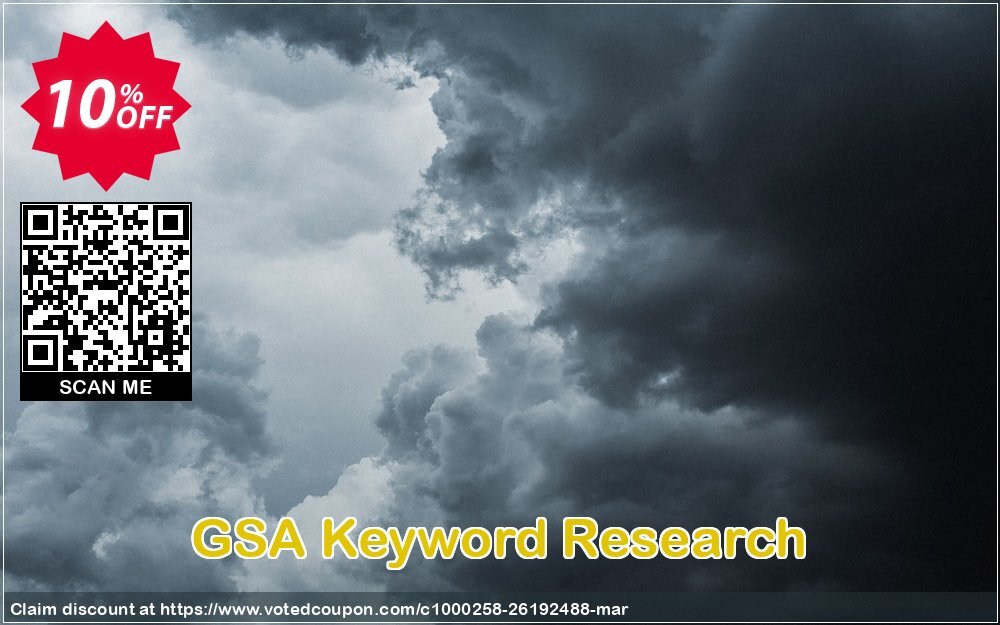 GSA Keyword Research Coupon Code May 2024, 10% OFF - VotedCoupon