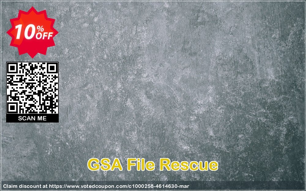 GSA File Rescue Coupon, discount GSA File Rescue impressive offer code 2024. Promotion: impressive offer code of GSA File Rescue 2024